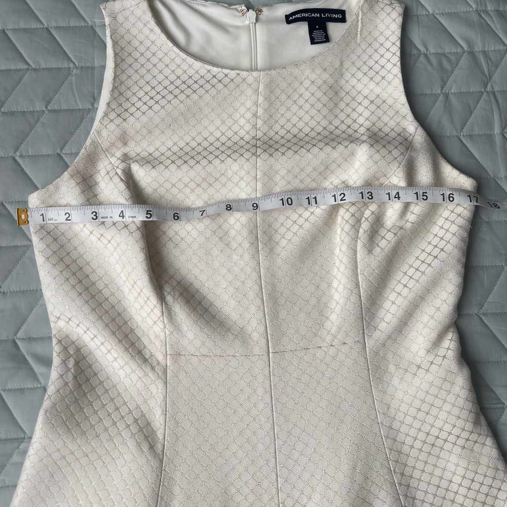 American Living Strapless White Dress - Picture 9 of 10